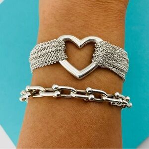 Tiffany Open Heart Mesh Bracelet